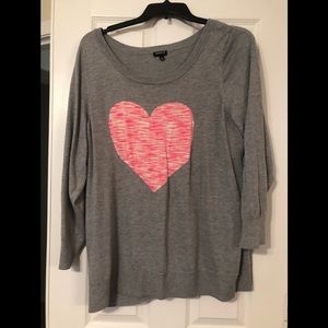 Pink Heart sweater